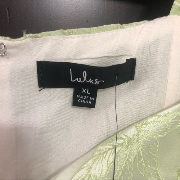 Light green Lulus dress NWT - Picture 3 of 5